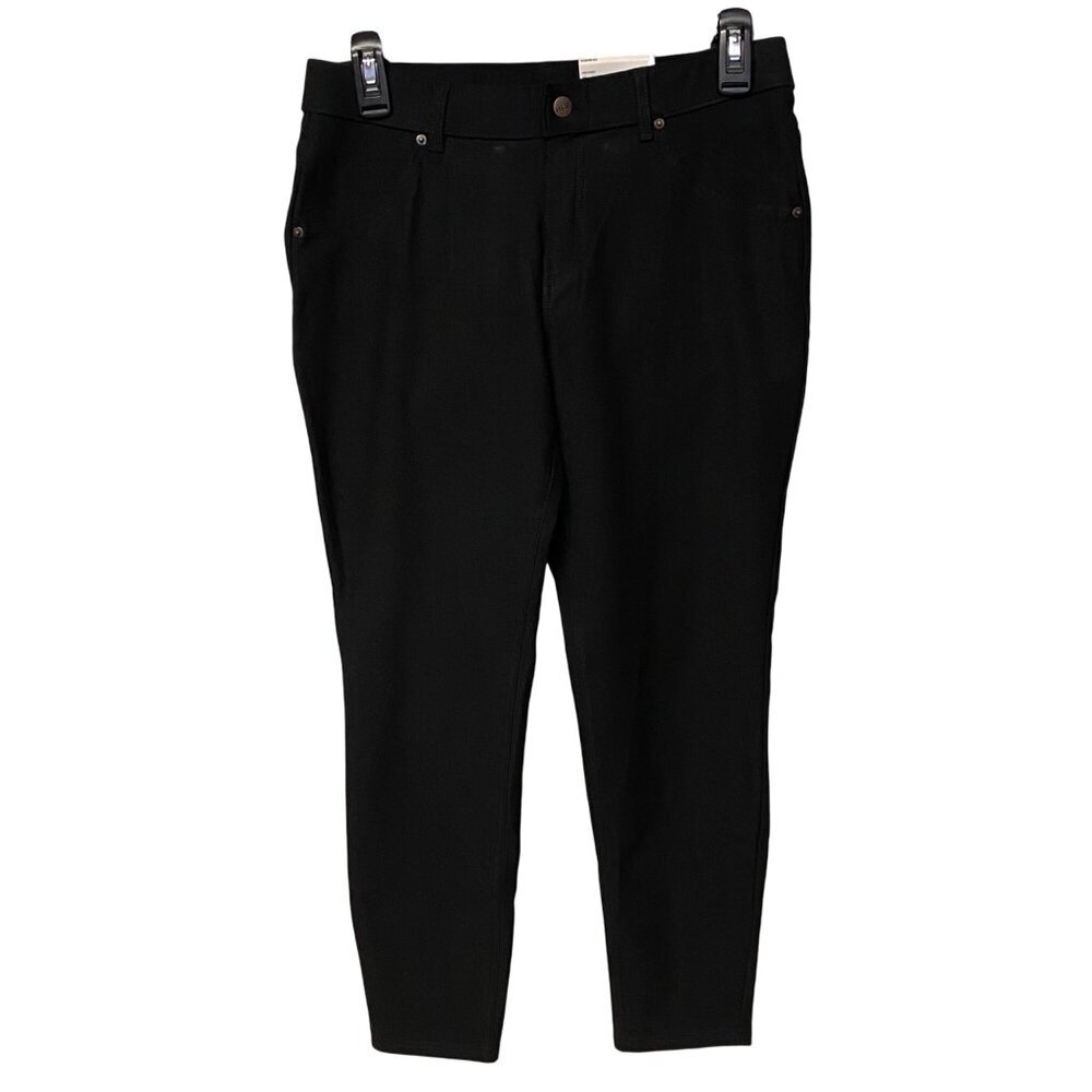 HUE ESSENTIALBLACK DENIM‎ SKIMMER SIZE MD NWT